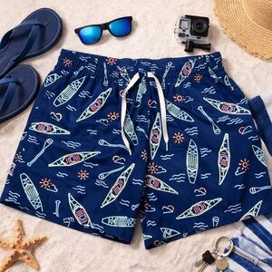 Chubbies Swim Trunks Shorts Men’s Large The Neon Lights Canoe Lined 28 x 5.5